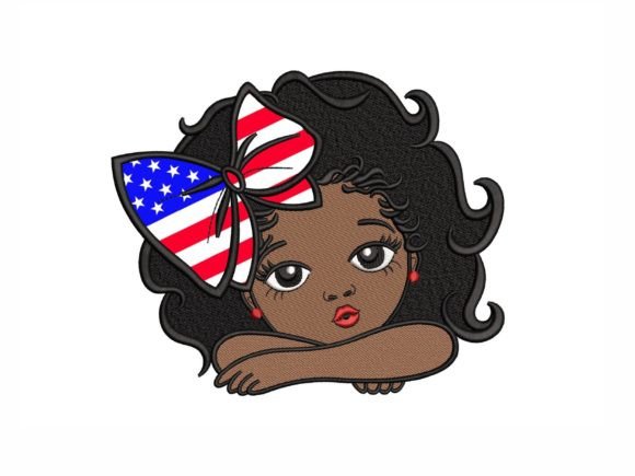 4th of July Girl Applique Review