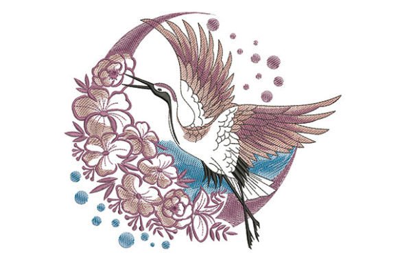 Crane Bird Embroidery Review