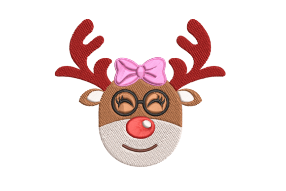 Deer Head with Glasses: A Seasonal Embroidery Review