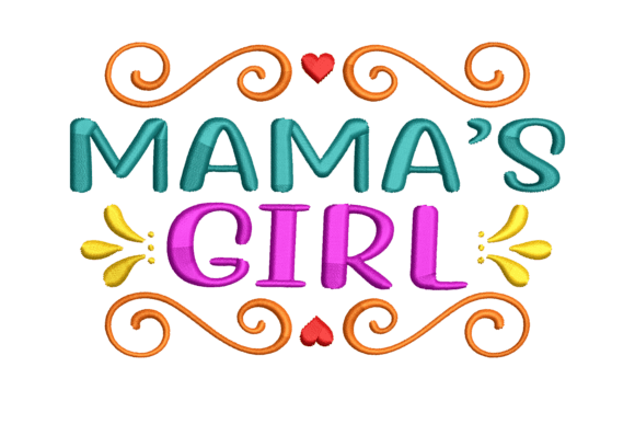 Mama s Girl Embroidery Review for Boutique Apparel
