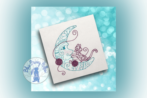Moon Kitty Embroidery Design Review