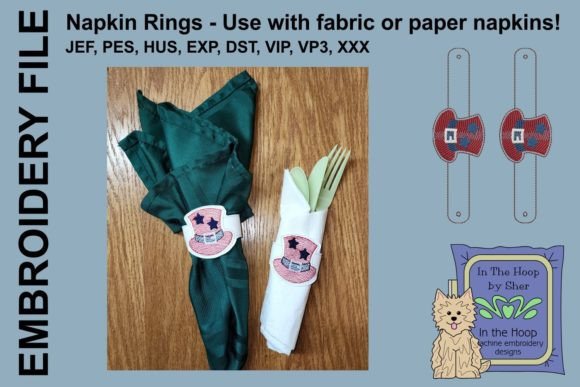 Patriotic Hat Napking Rings: A Designer's Review