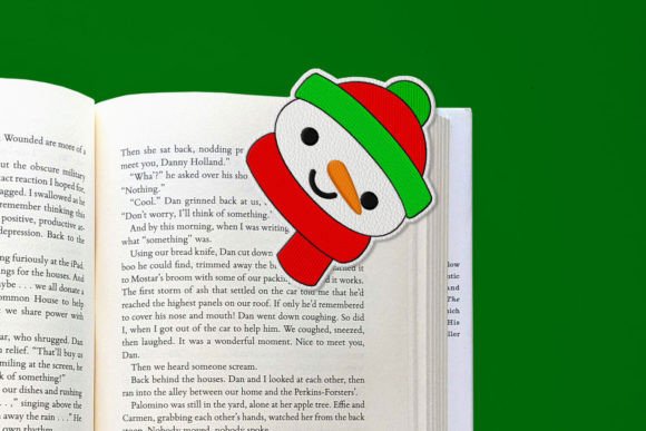 Snowman Face Corner Bookmark ITH Review for Craft Fair Sellers